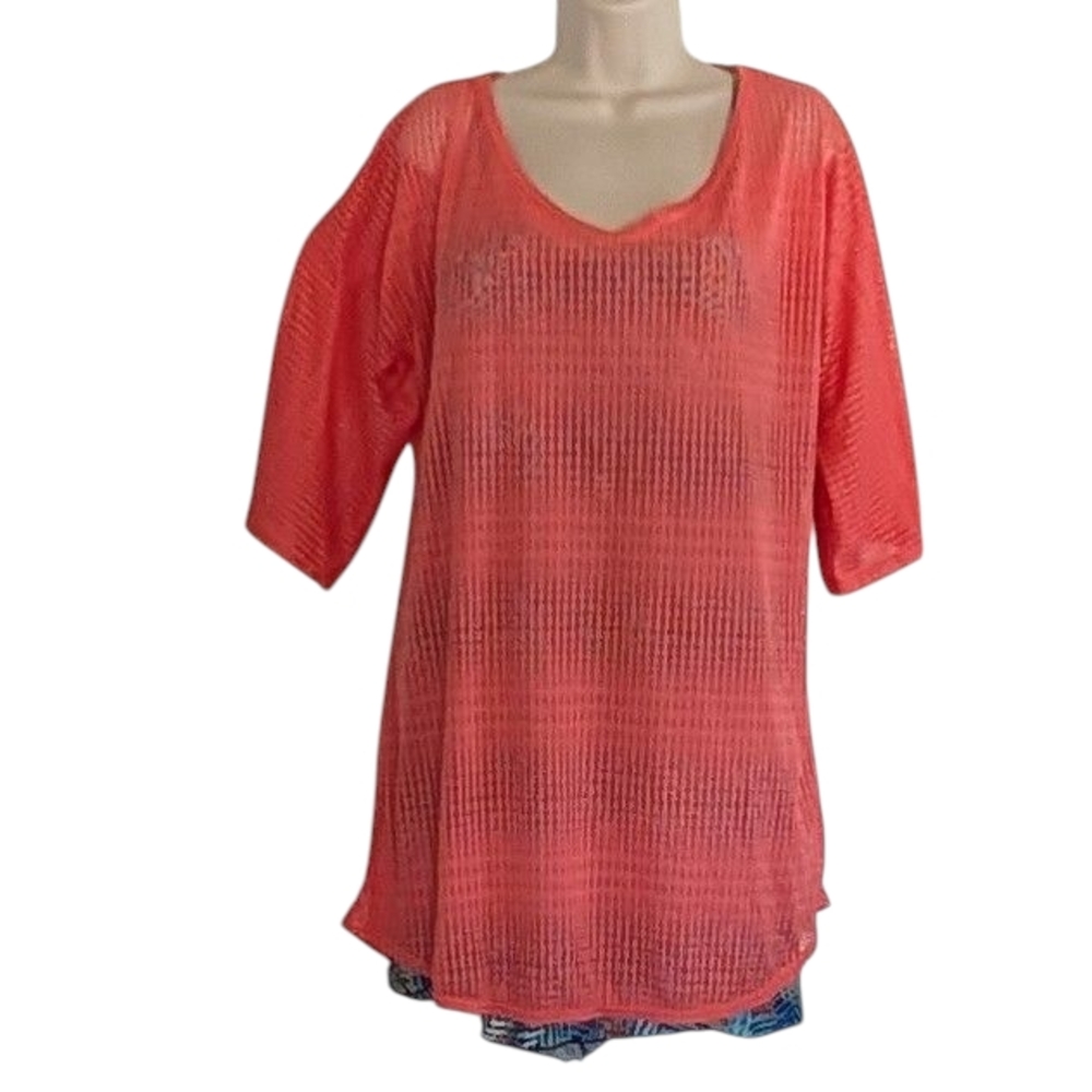 O'Neill Vibrant Coral Tunic Top